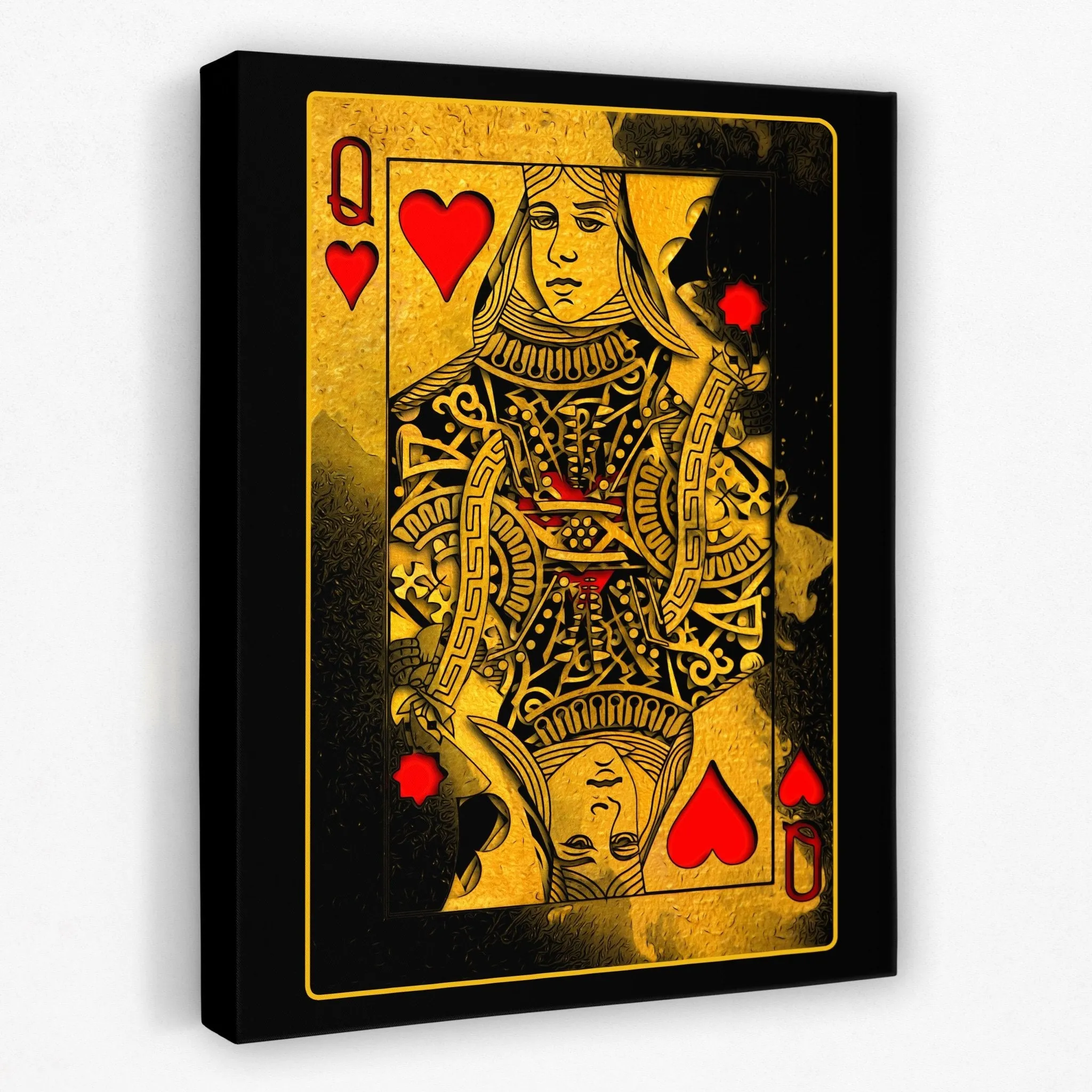 Gold Queen of Hearts