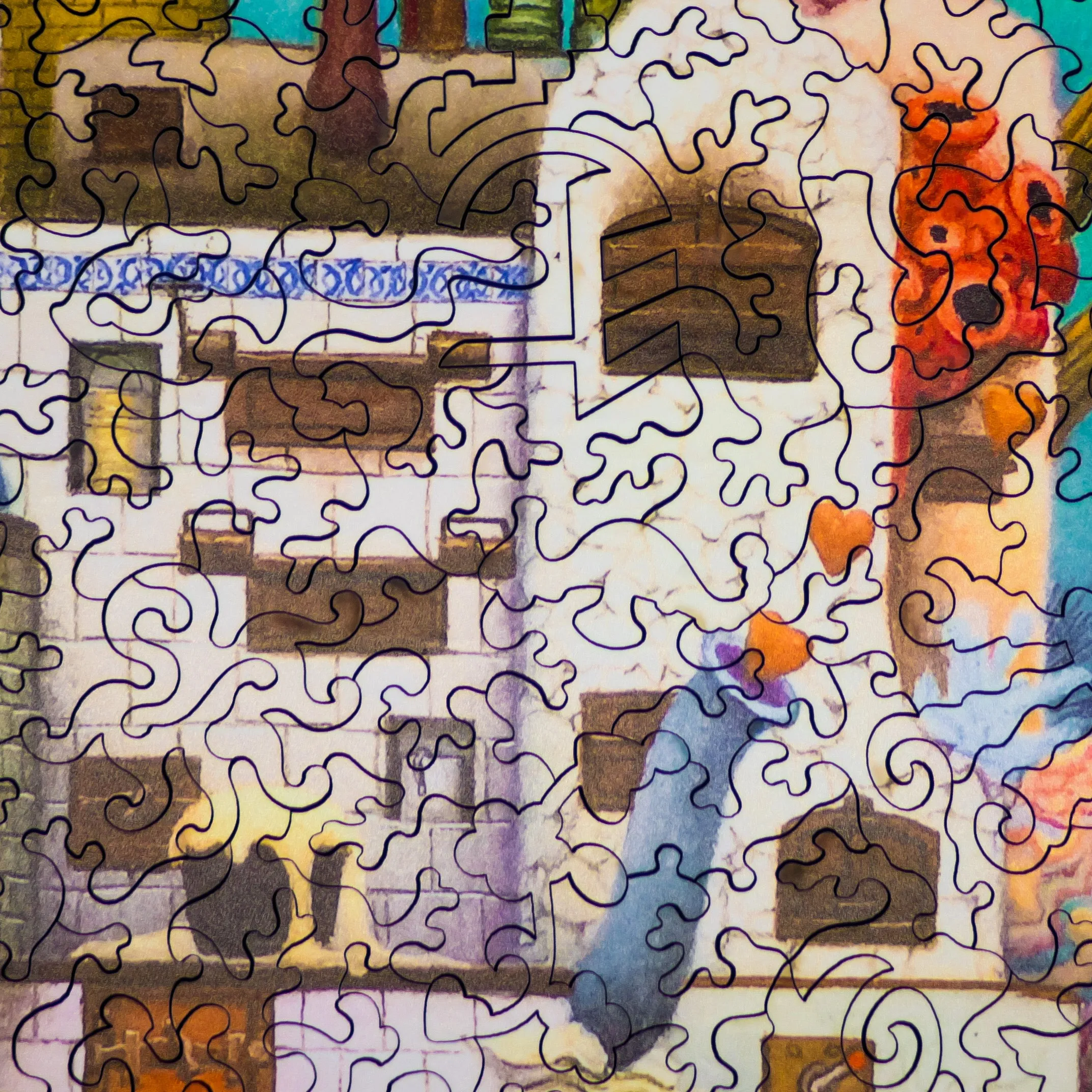 Great Gingerbread Reef (340 Piece Wooden Jigsaw Puzzle for Adults)