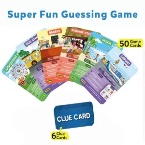 Guess in 10 All Around The Town Card Game