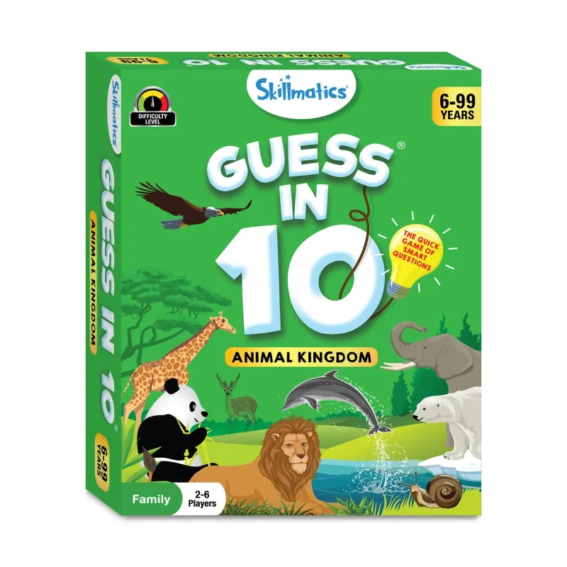 Guess in 10: Animal Kingdom | Trivia card game (ages 6 )