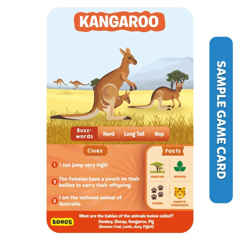 Guess in 10: Animal Kingdom | Trivia card game (ages 6 )