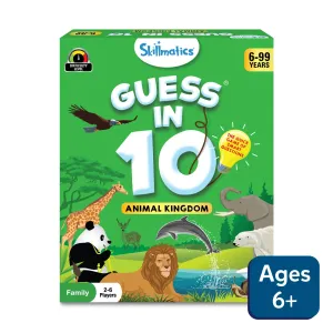 Guess in 10: Animal Kingdom | Trivia card game (ages 6 )