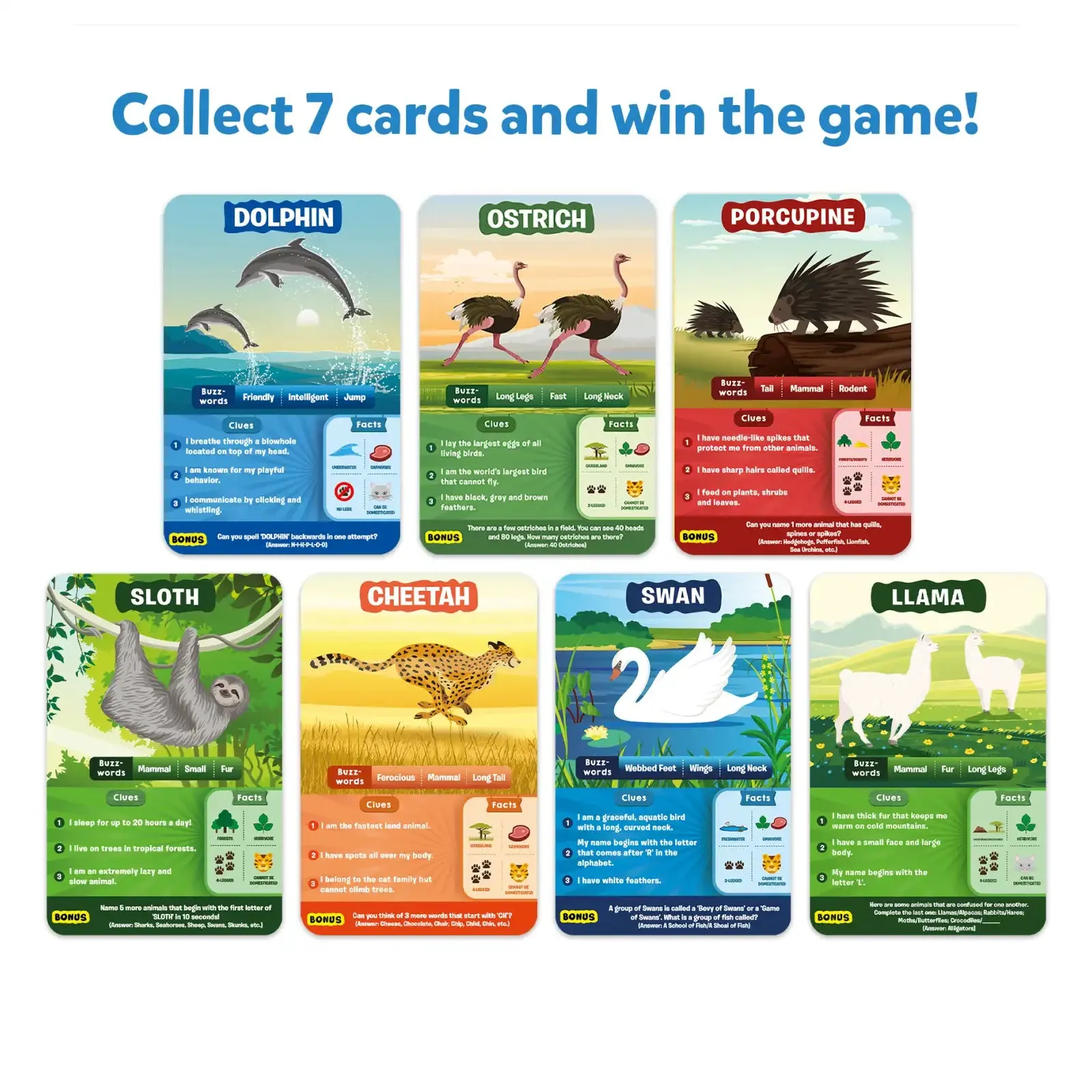 Guess in 10: Animal Planet Mega Pack | Trivia card game (ages 6 )