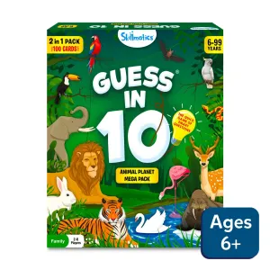 Guess in 10: Animal Planet Mega Pack | Trivia card game (ages 6 )