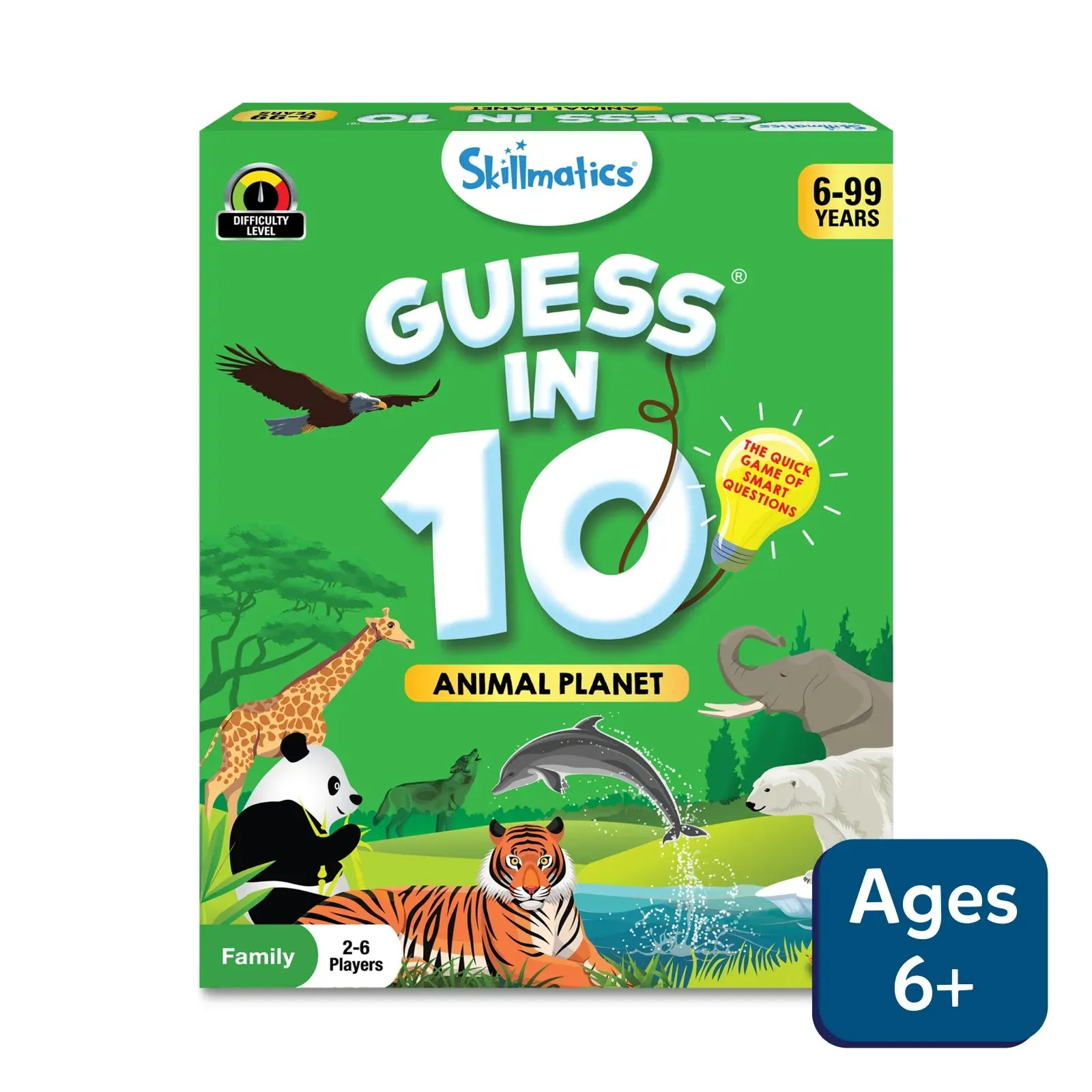 Guess in 10: Animal Planet | Trivia card game (ages 6 )