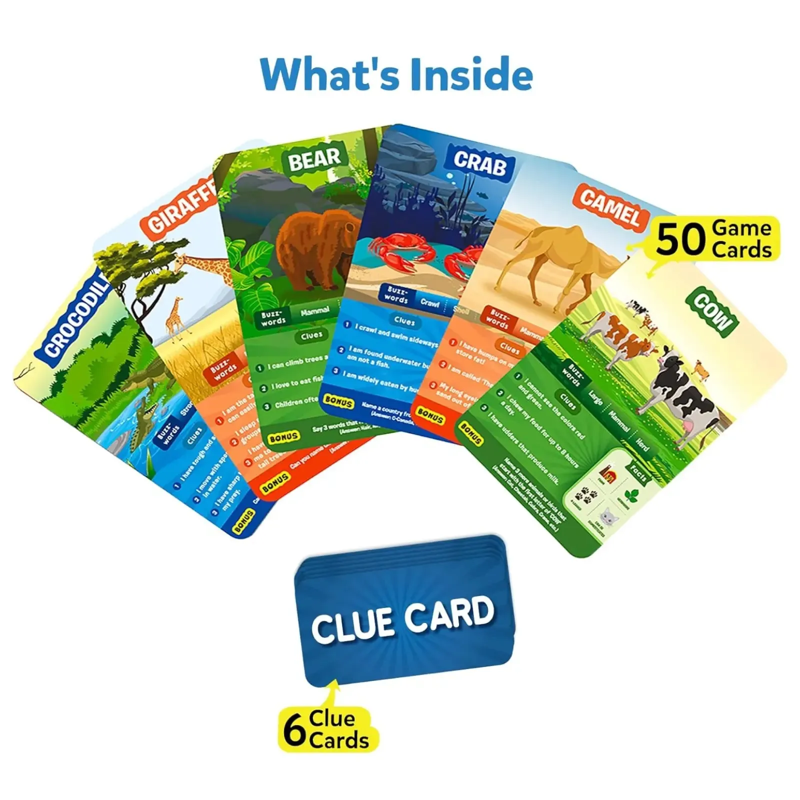 Guess in 10: Animal Planet | Trivia card game (ages 6 )