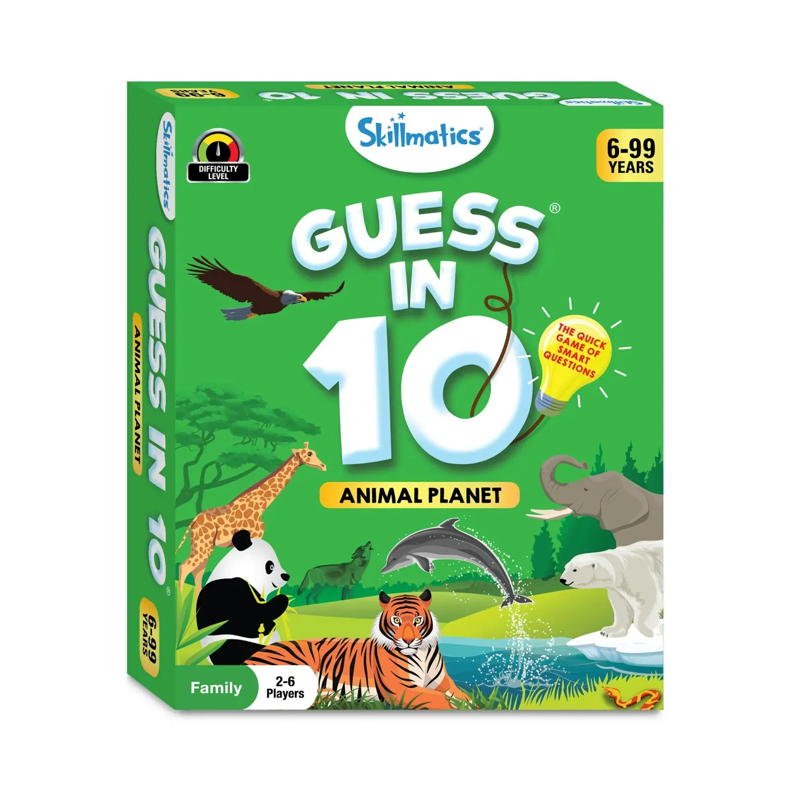 Guess in 10: Animal Planet | Trivia card game (ages 6 )