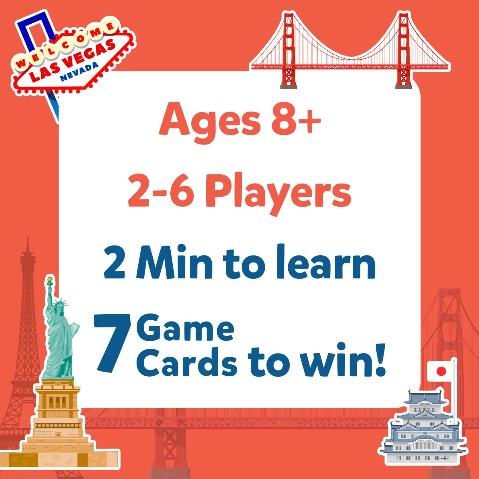 Guess in 10: Cities Around The World | Trivia card game (ages 8 )