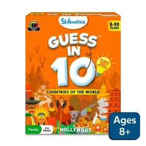 Guess in 10: Countries Of The World | Trivia card game (ages 8 )