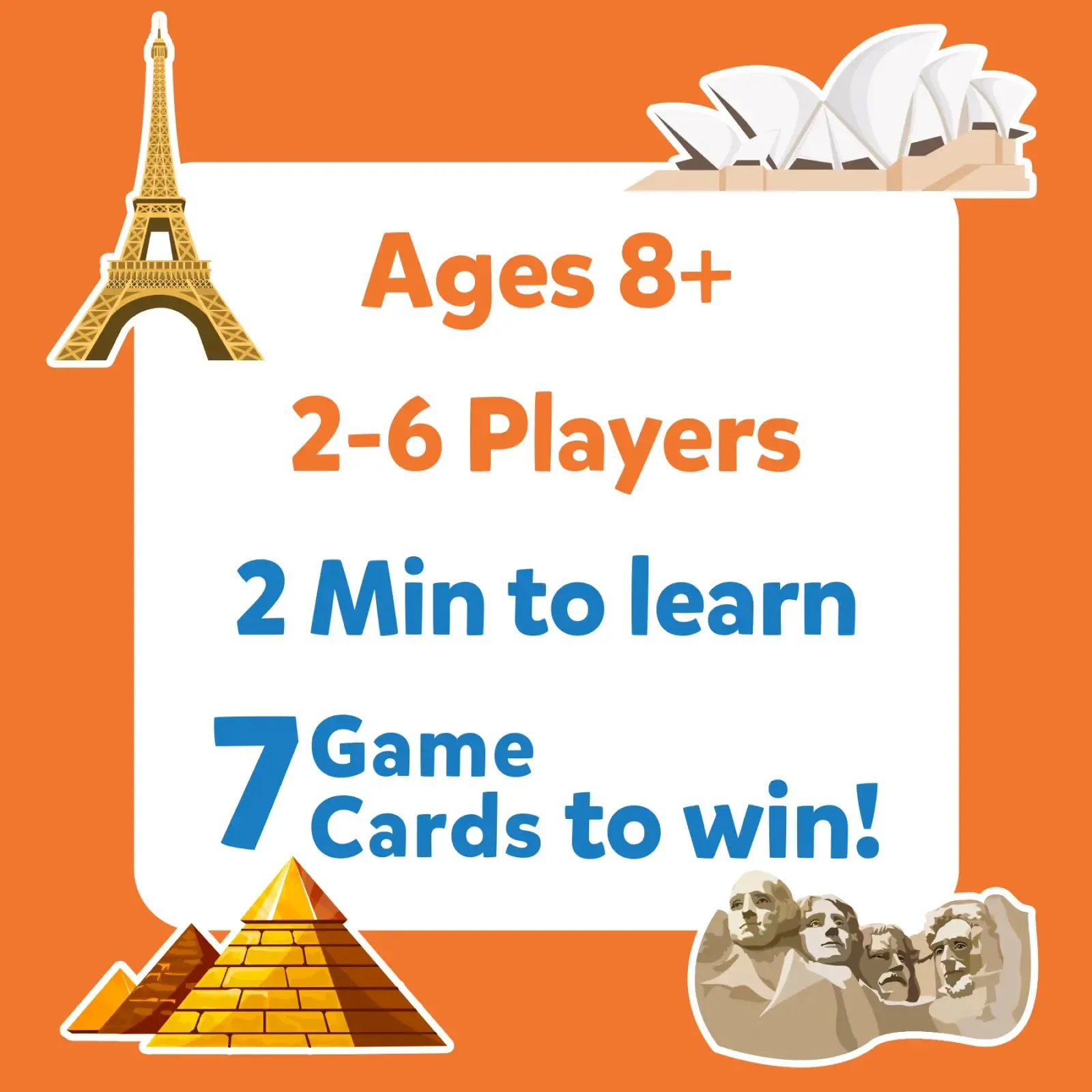 Guess in 10: Countries Of The World | Trivia card game (ages 8 )