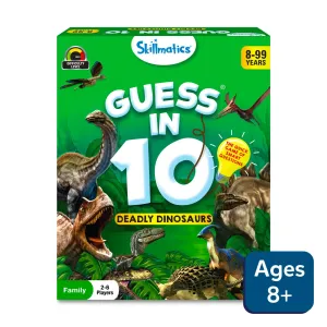 Guess in 10: Deadly Dinosaurs | Trivia card game (ages 8 )