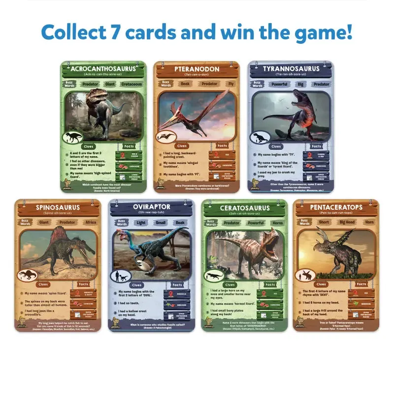 Guess in 10: Deadly Dinosaurs | Trivia card game (ages 8 )