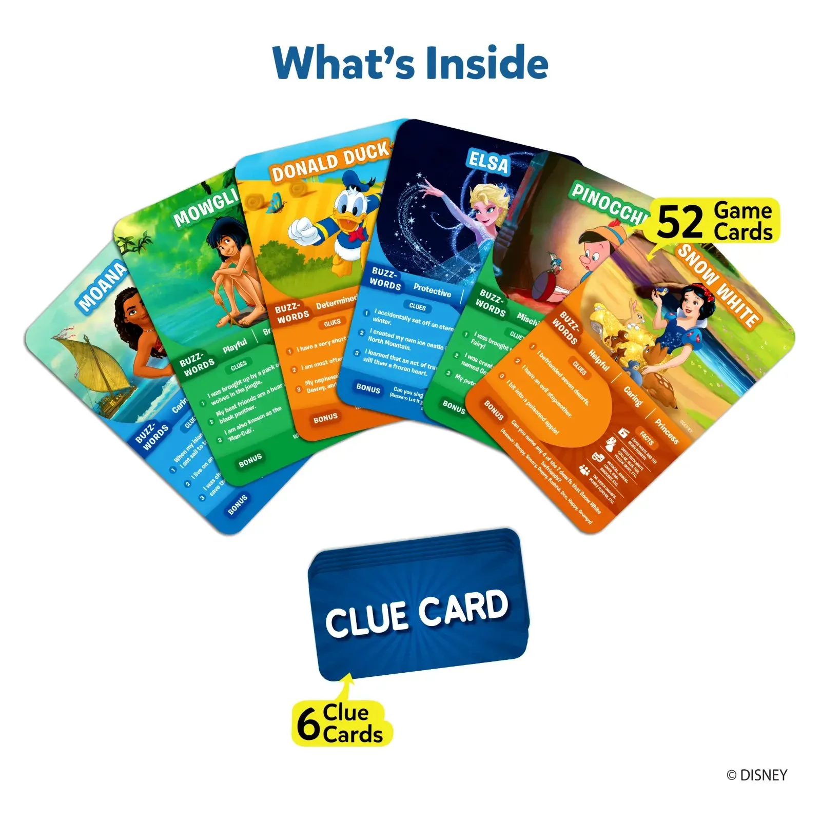 Guess in 10: Disney | Trivia card game (ages 6 )