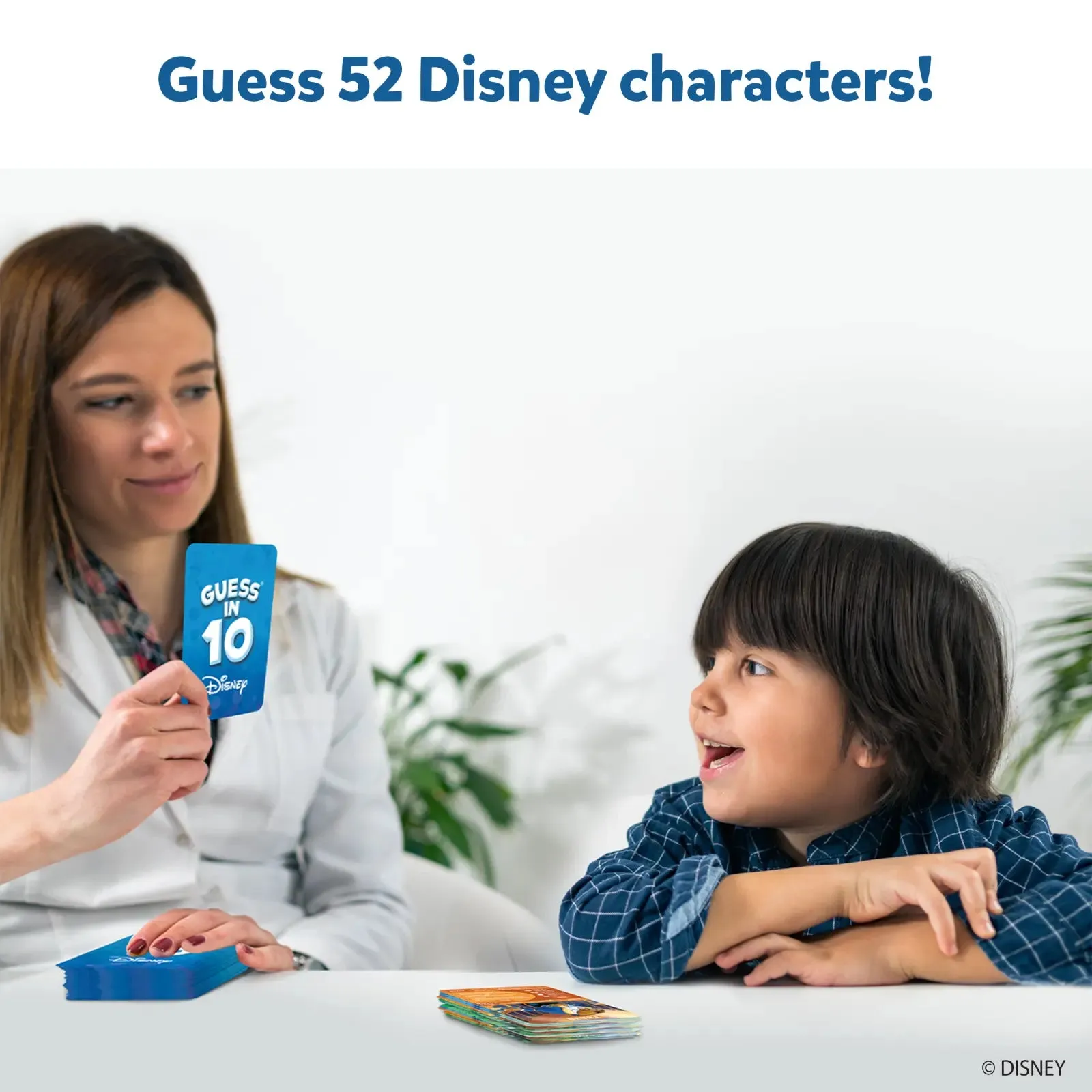 Guess in 10: Disney | Trivia card game (ages 6 )