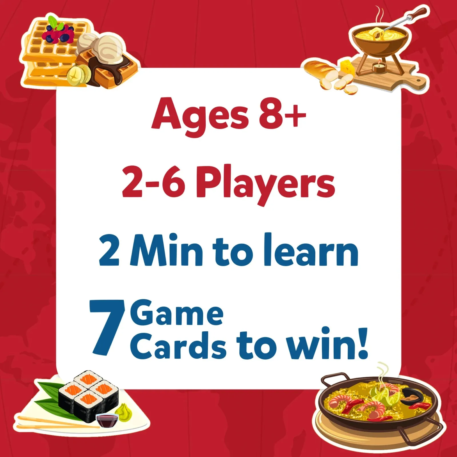 Guess in 10: Foods Around The World | Trivia card game (ages 8 )