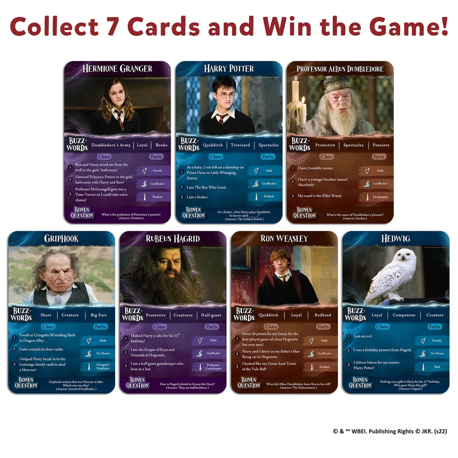 Guess in 10: Harry Potter | Trivia card game (ages 8 )