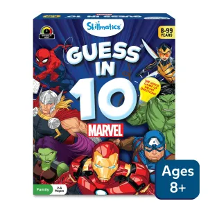 Guess in 10: Marvel | Trivia card game (ages 8 )