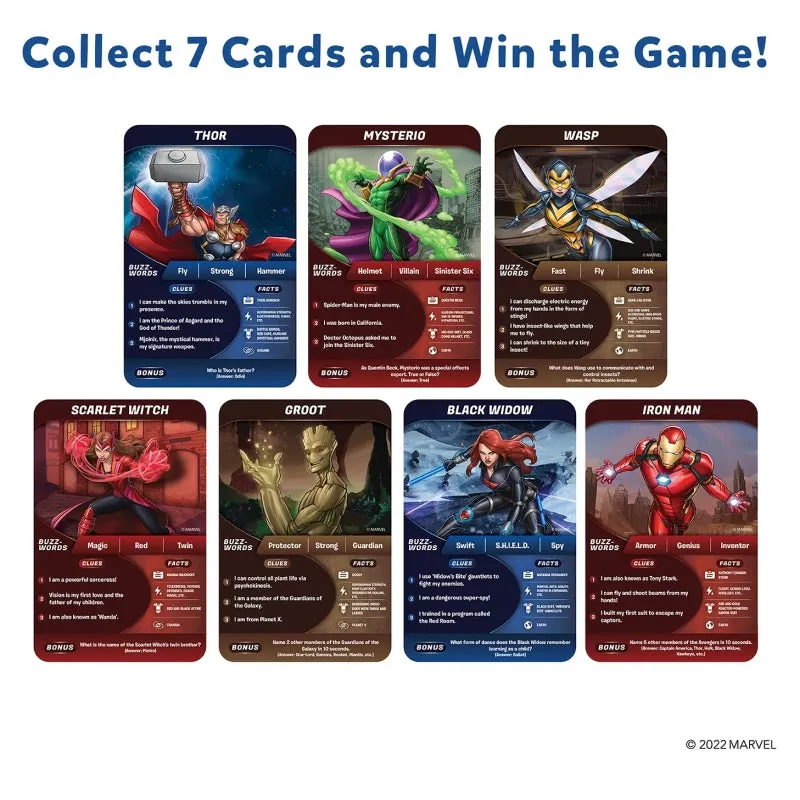 Guess in 10: Marvel | Trivia card game (ages 8 )