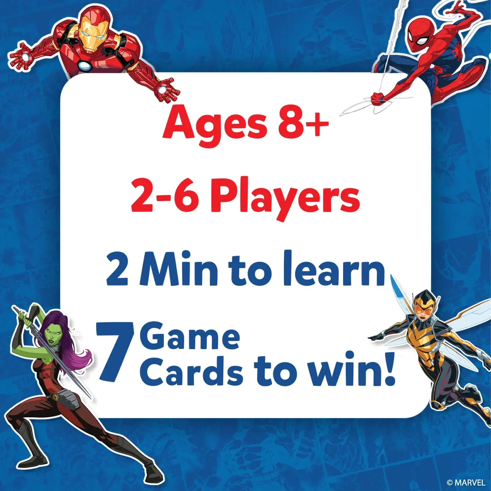 Guess in 10: Marvel | Trivia card game (ages 8 )