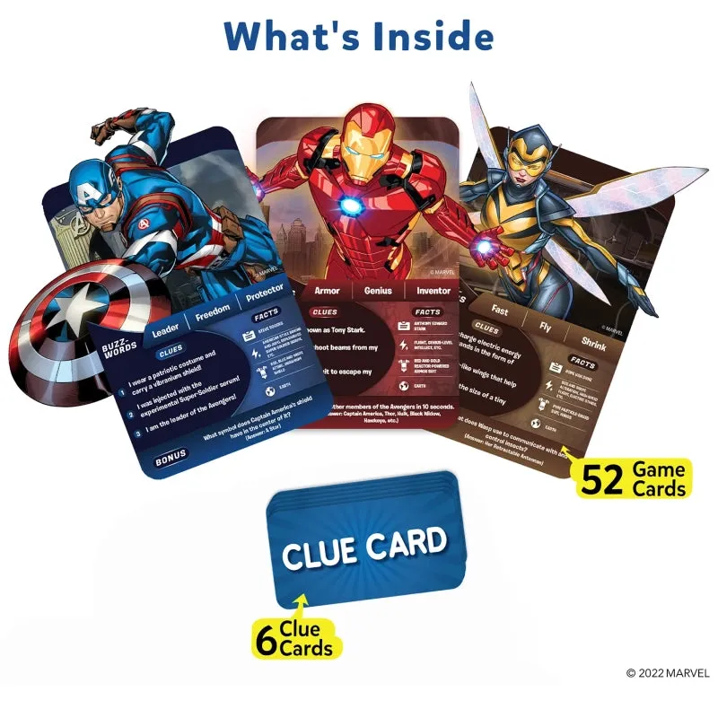 Guess in 10: Marvel | Trivia card game (ages 8 )