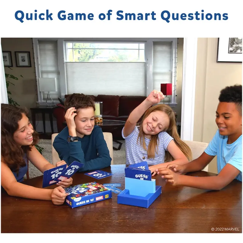 Guess in 10: Marvel | Trivia card game (ages 8 )