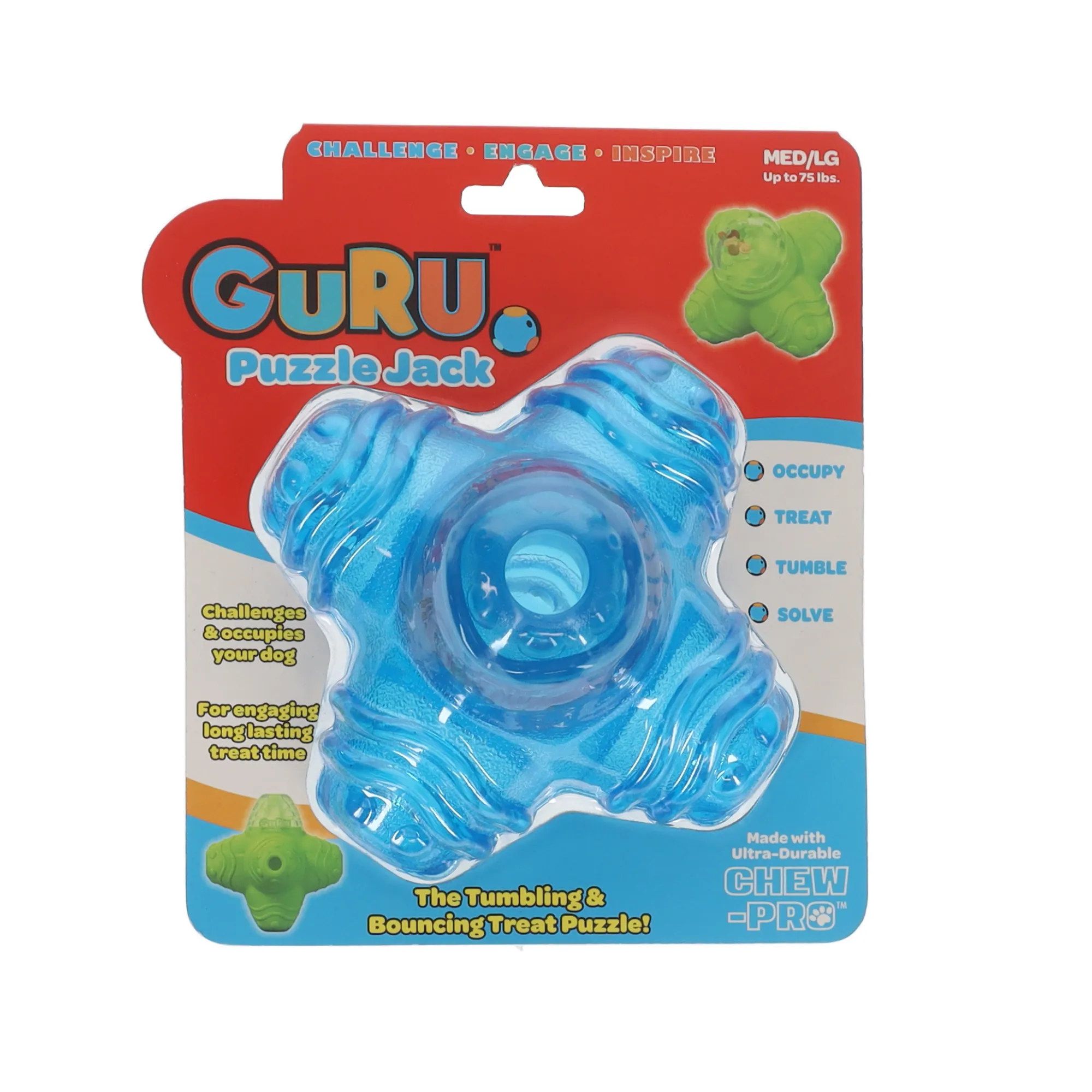 GURU Puzzle Jack Dog Toy Medium