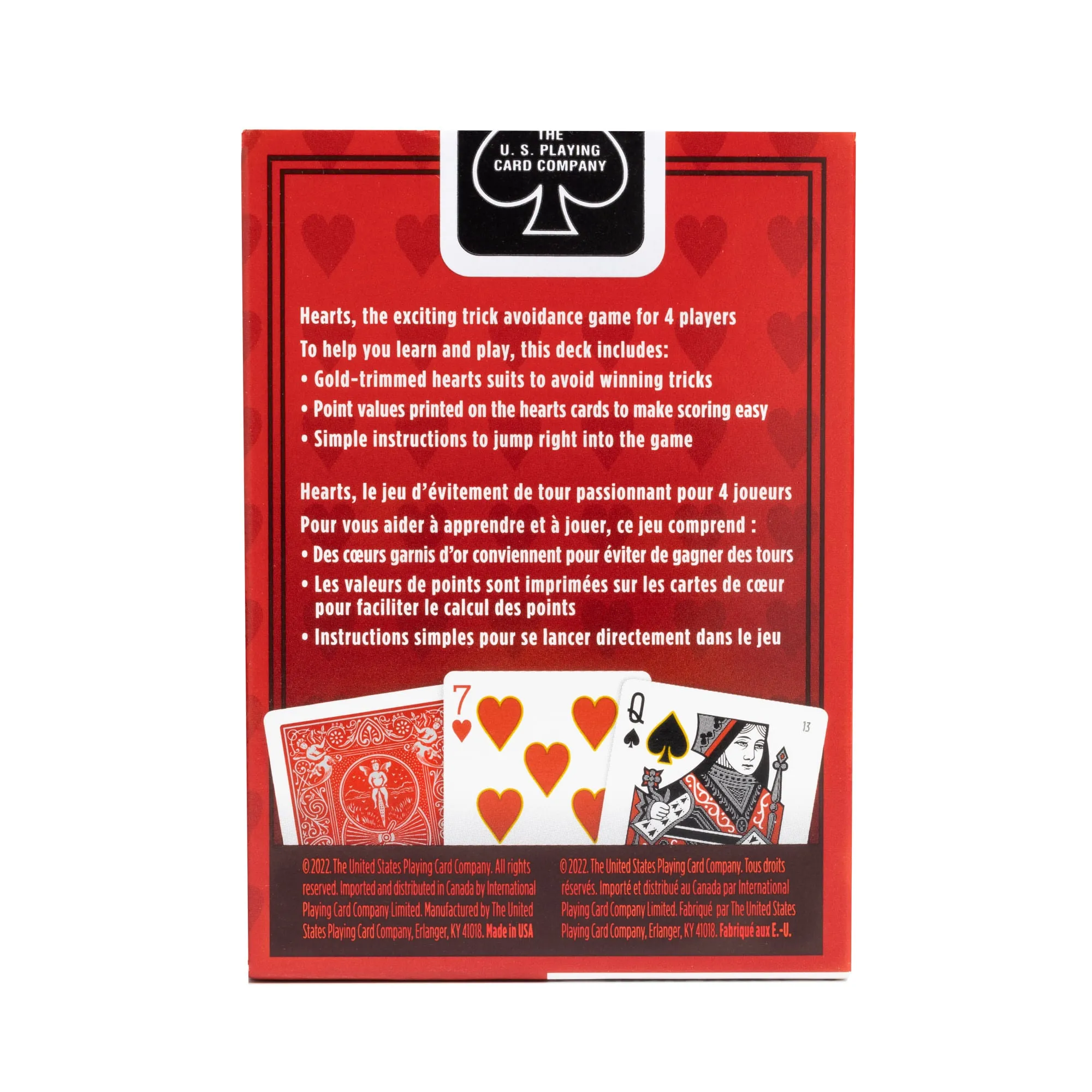 Hearts Playing Card Game