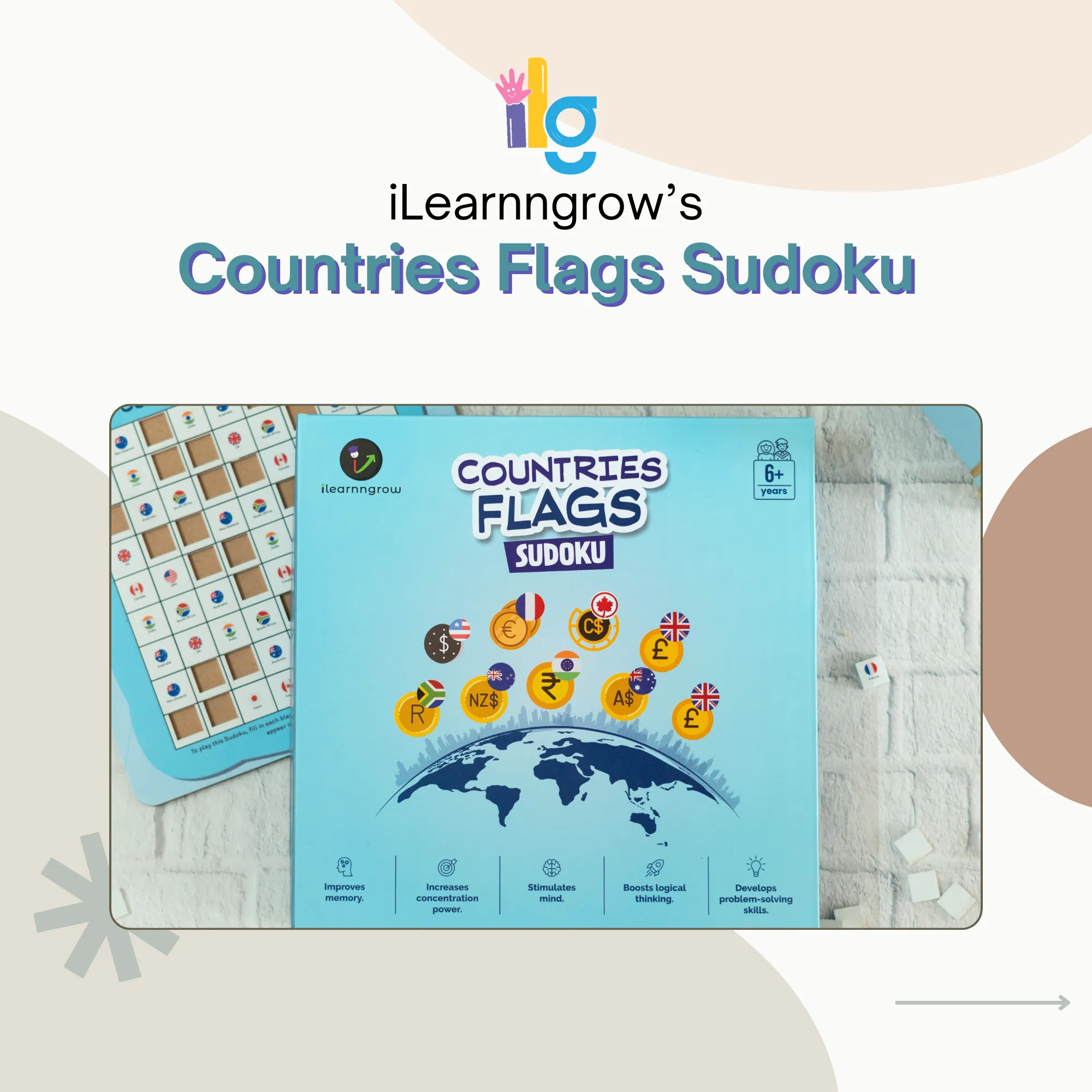 iLearnNgrow Countries Flag Sudoku