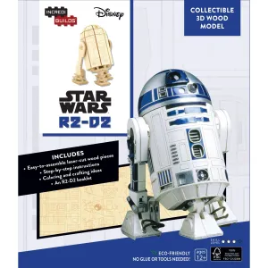 Incredibuilds 3D Wooden Model Star Wars R2-D2