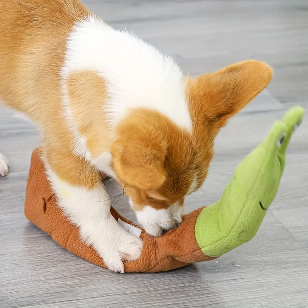 Interactive Snail Slow Feeder Engaging Treat Dispensing Dog Toy