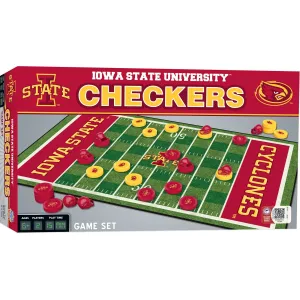 Iowa State Cyclones Checkers Board Game