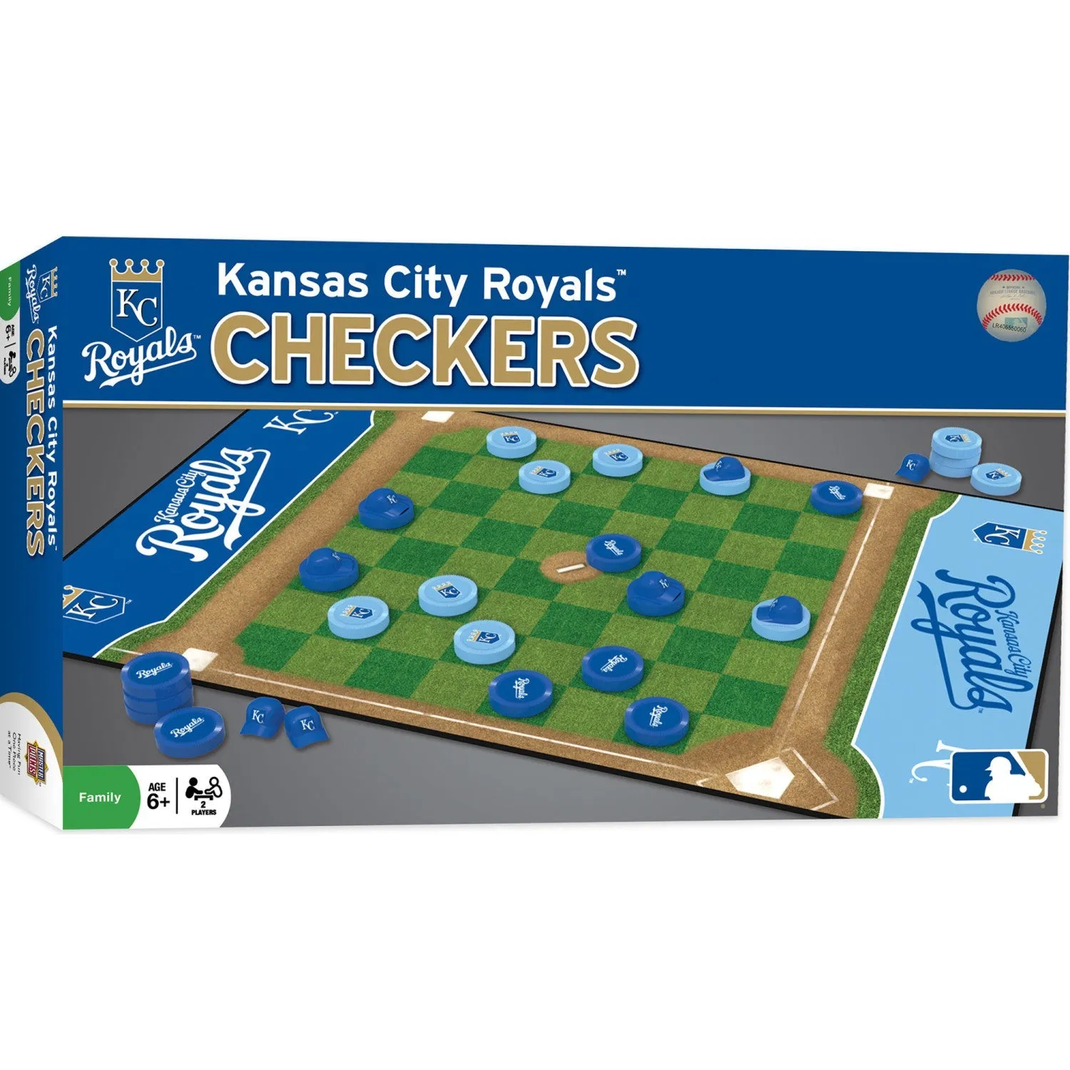 Kansas City Royals Checkers Board Game