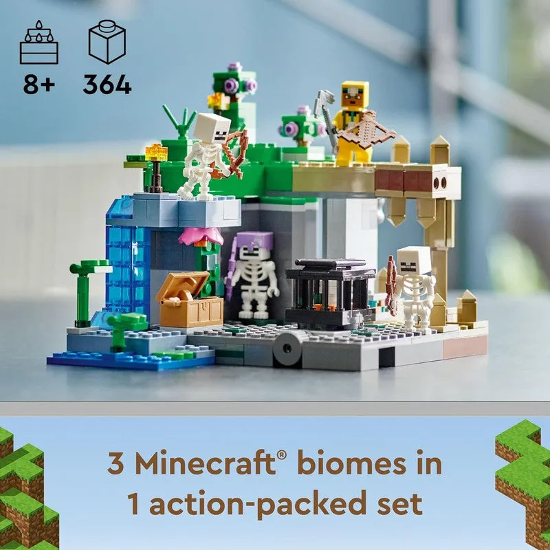 LEGO Minecraft The Skeleton Dungeon 21189 Building Kit (364 Pieces)