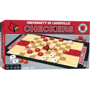 Louisville Cardinals Checkers Board Game