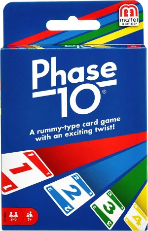 Mattel Uno Phase 10 Card Game