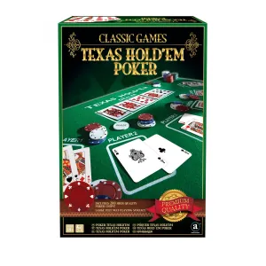 Merchant Ambassador Adult Classic Games Texas Hold'em Poker - Fun Board Games