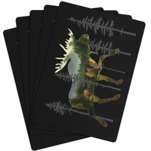 Moose in the Woods Poker Playing Cards