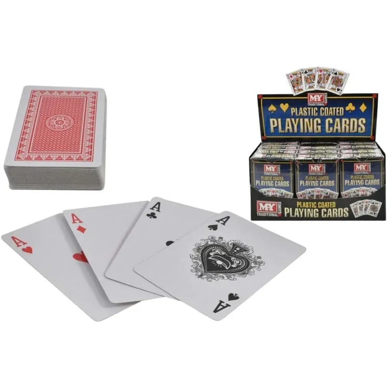 M.Y Games Traditional Plastic Coated Playing Cards