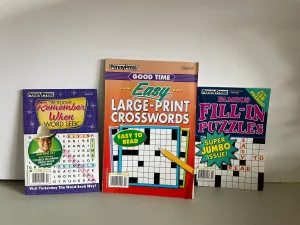 NEW Set/3 PennyPress Word Seeks Crossword Fill In Puzzle Books Remember When June 2022