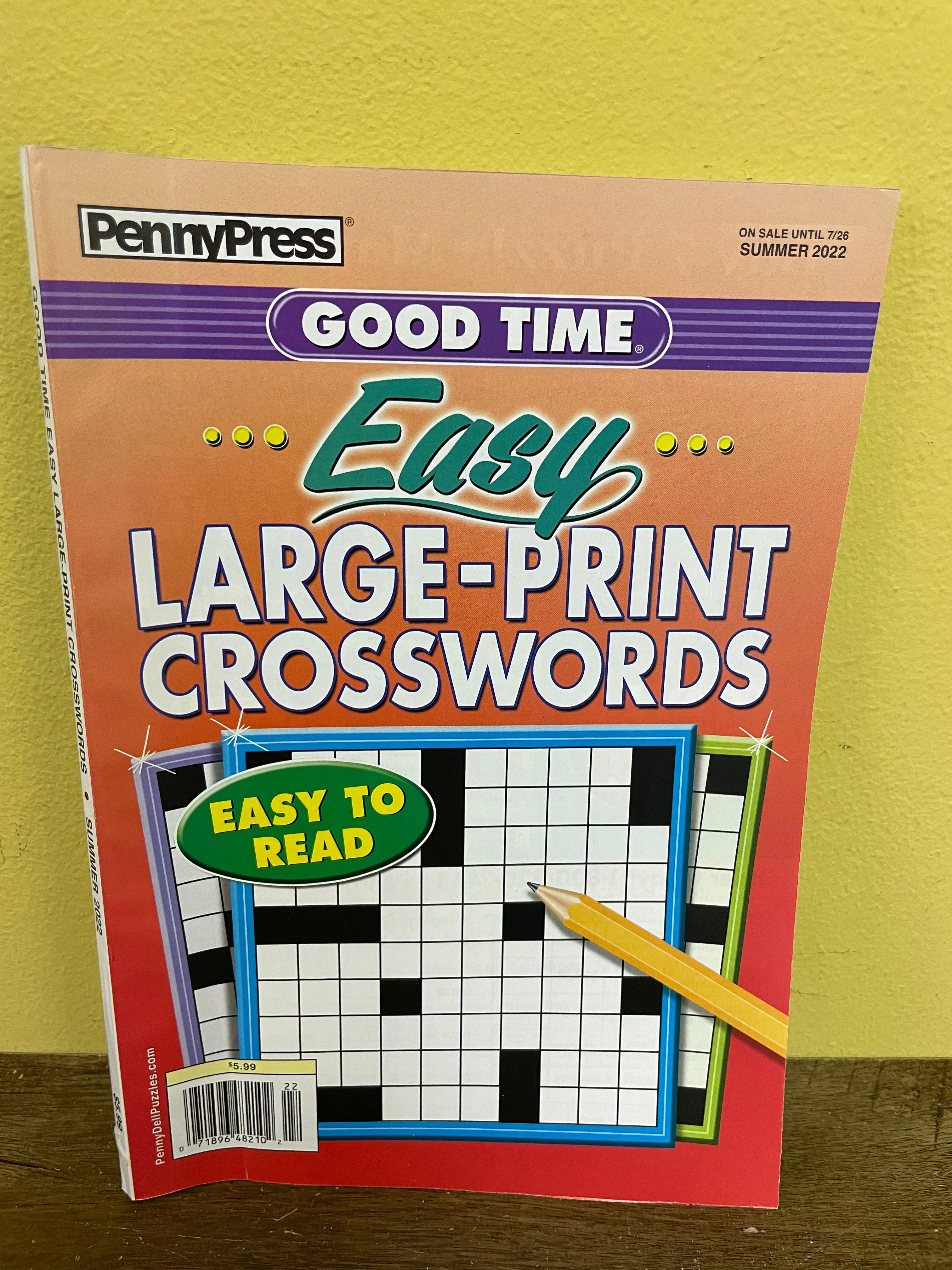 NEW Set/3 PennyPress Word Seeks Crossword Fill In Puzzle Books Remember When June 2022