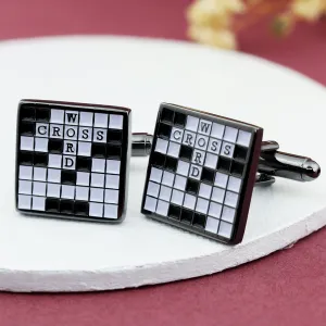 Peluche Crossword Cufflinks