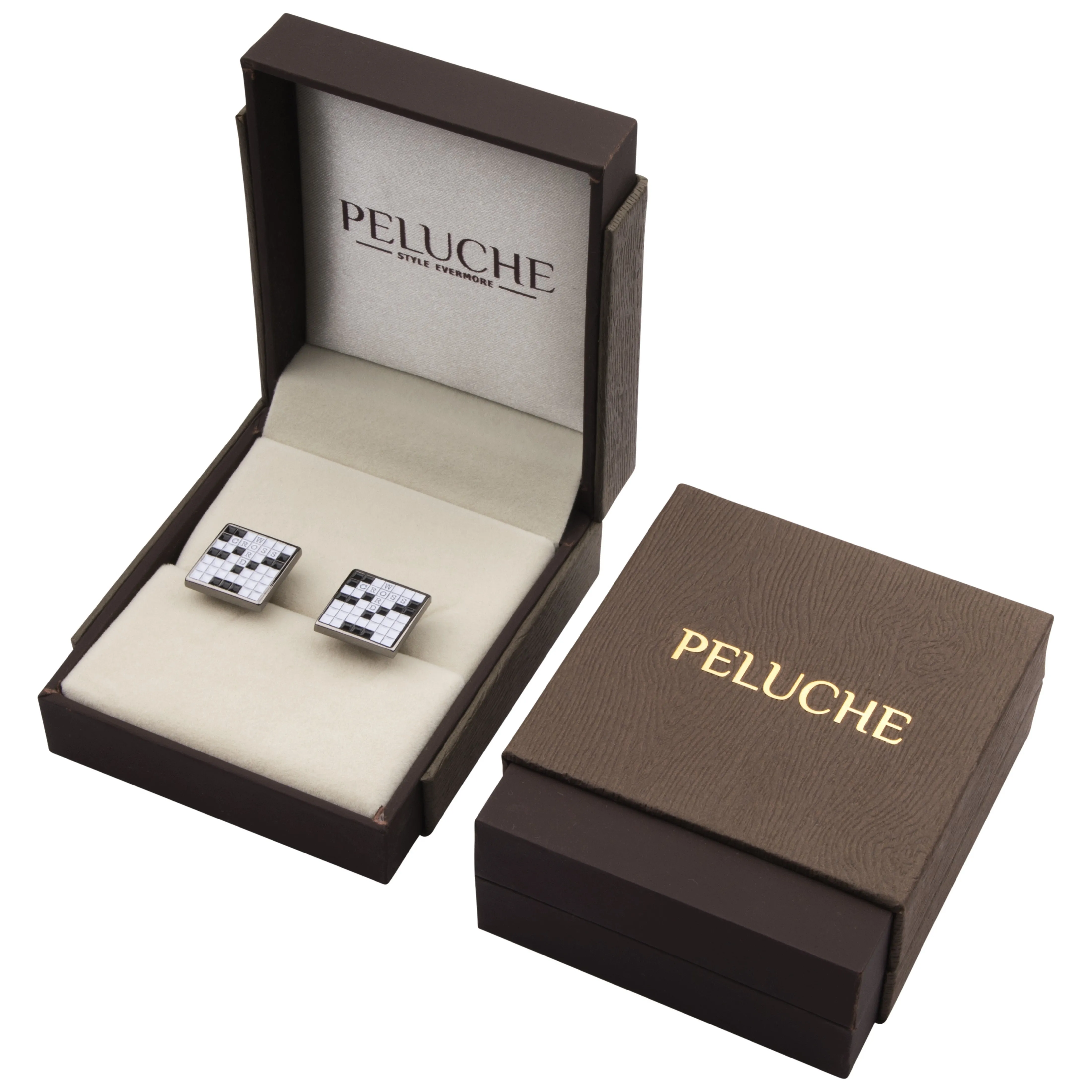 Peluche Crossword Cufflinks