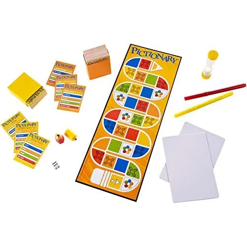 Pictionary Board Game, Yellow