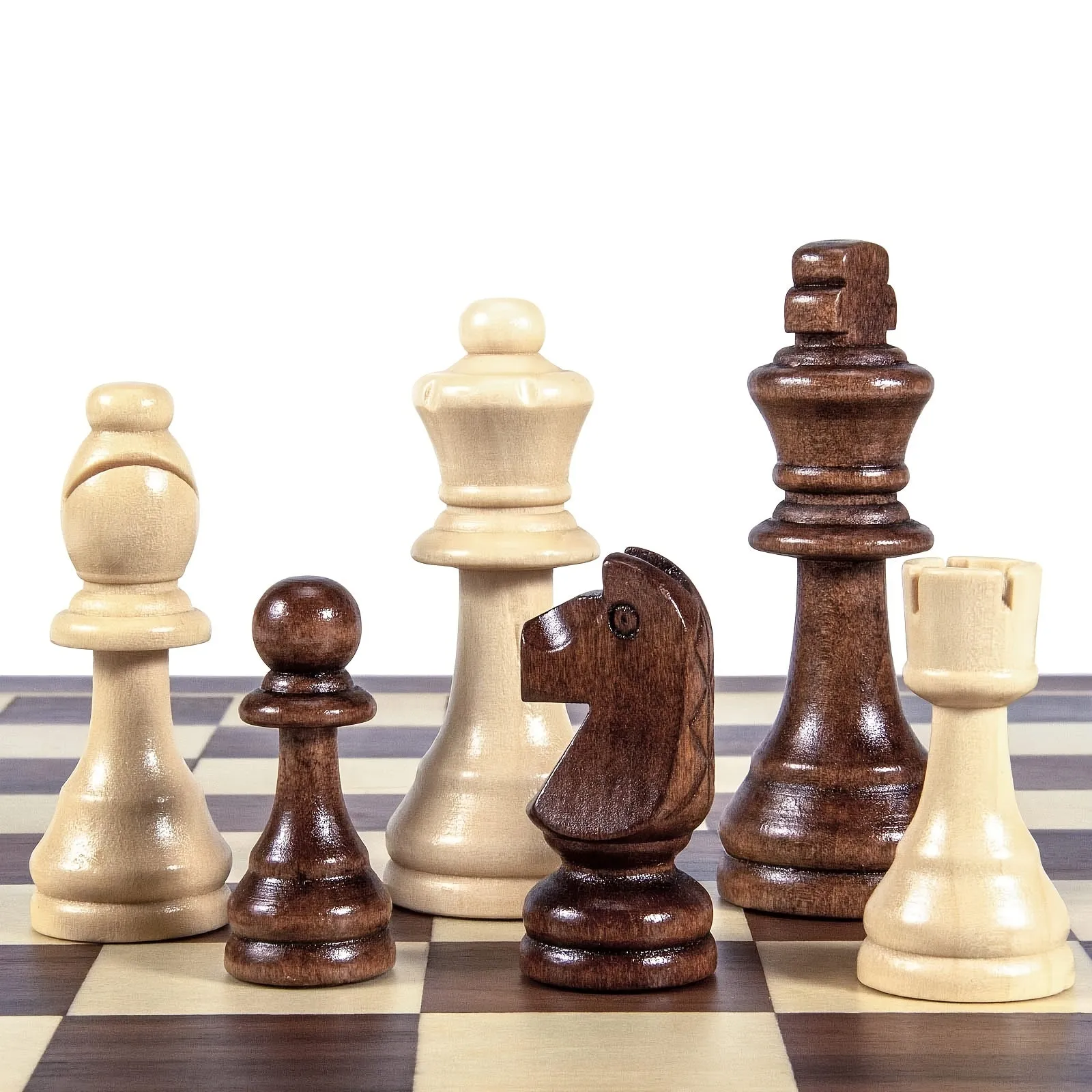 Premium Wooden Chess Pieces Set  Perfect Holiday Gift