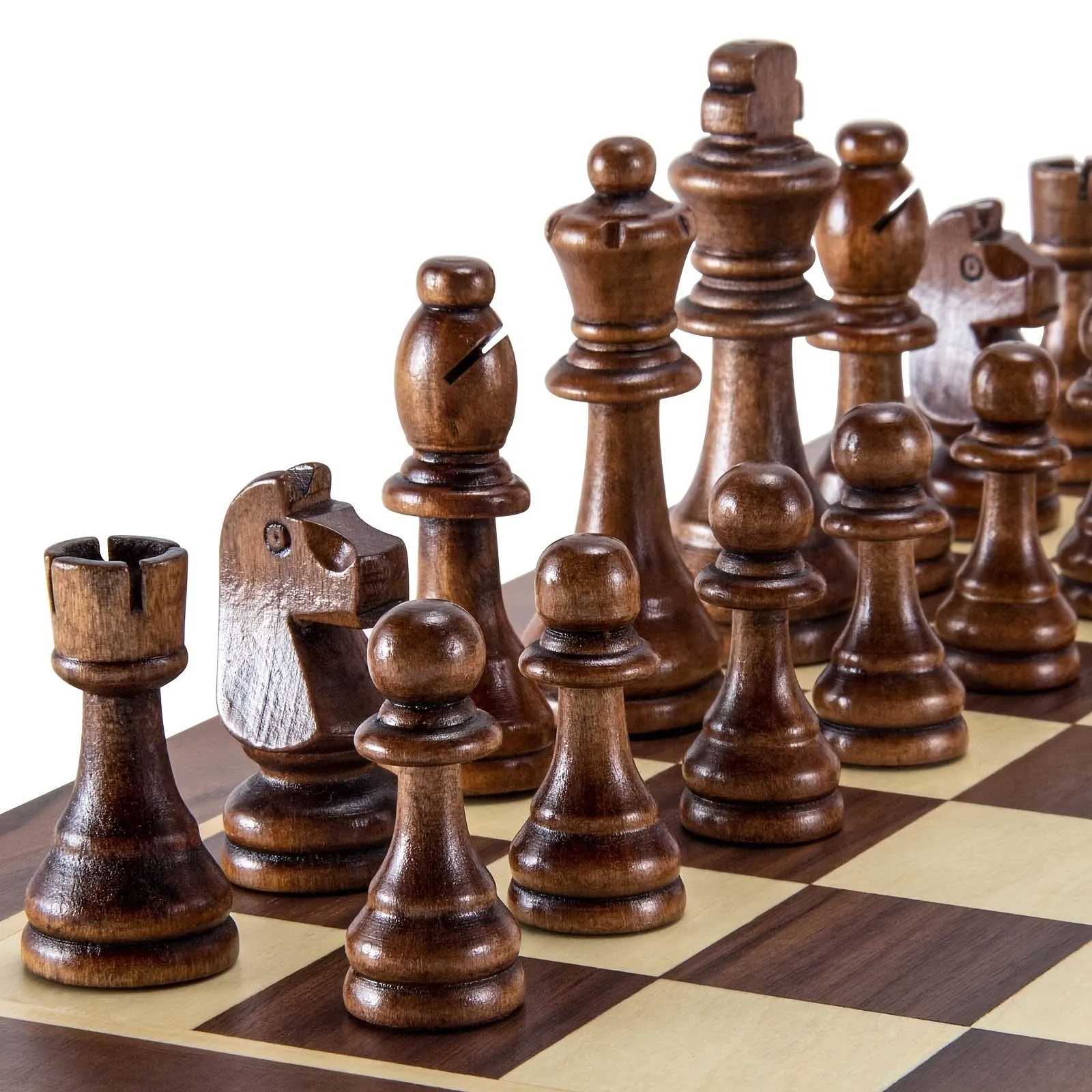 Premium Wooden Chess Pieces Set  Perfect Holiday Gift