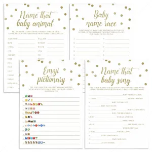 Printable Baby Shower Games Bundle Twinkle Twinkle Theme