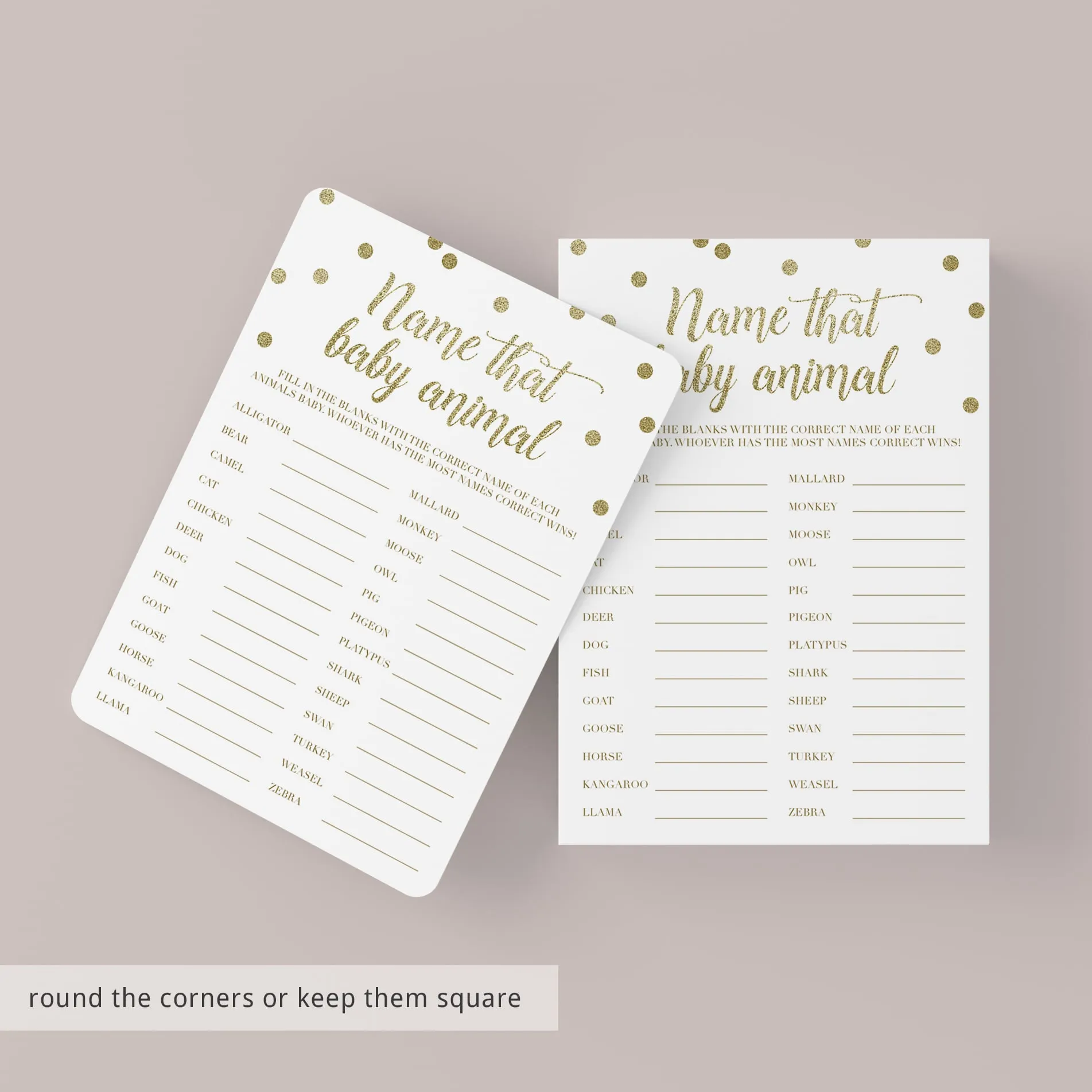 Printable Baby Shower Games Bundle Twinkle Twinkle Theme