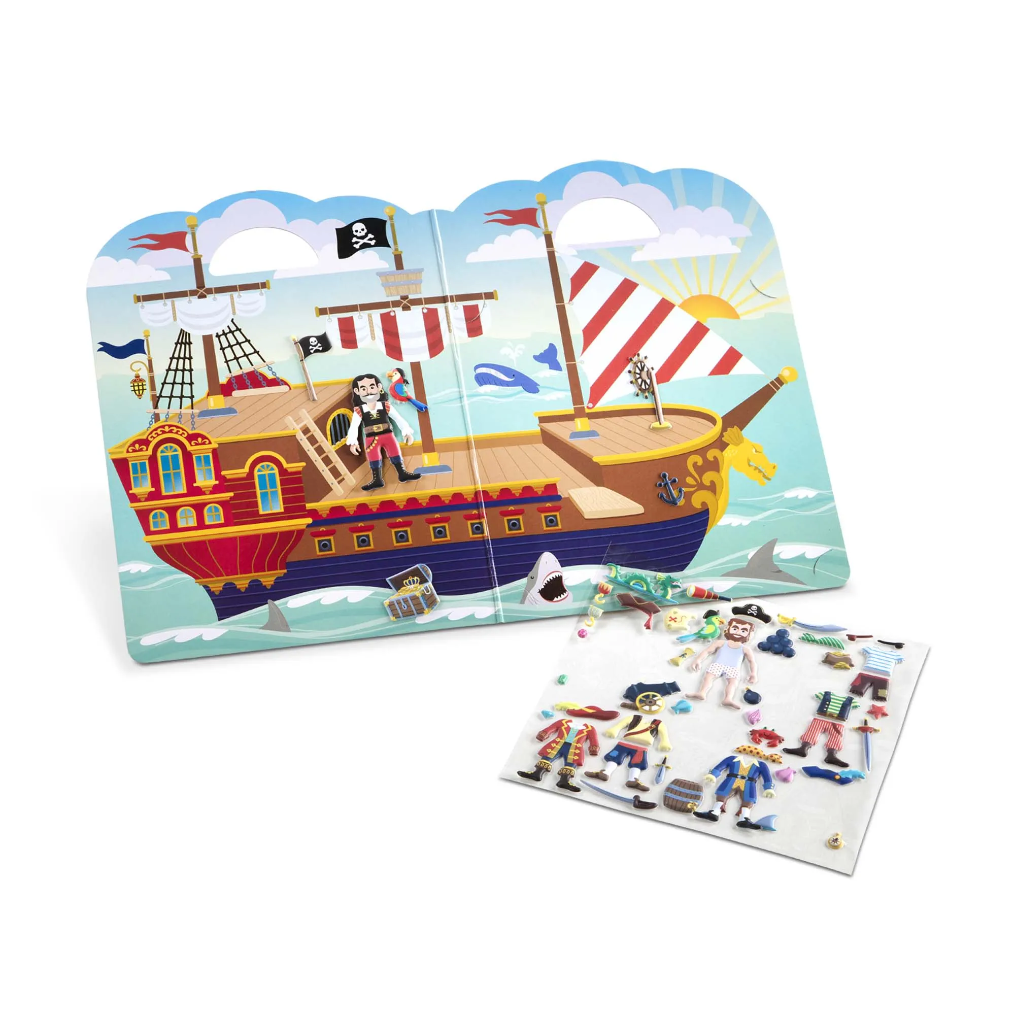 Puffy Sticker Play Set - Pirate