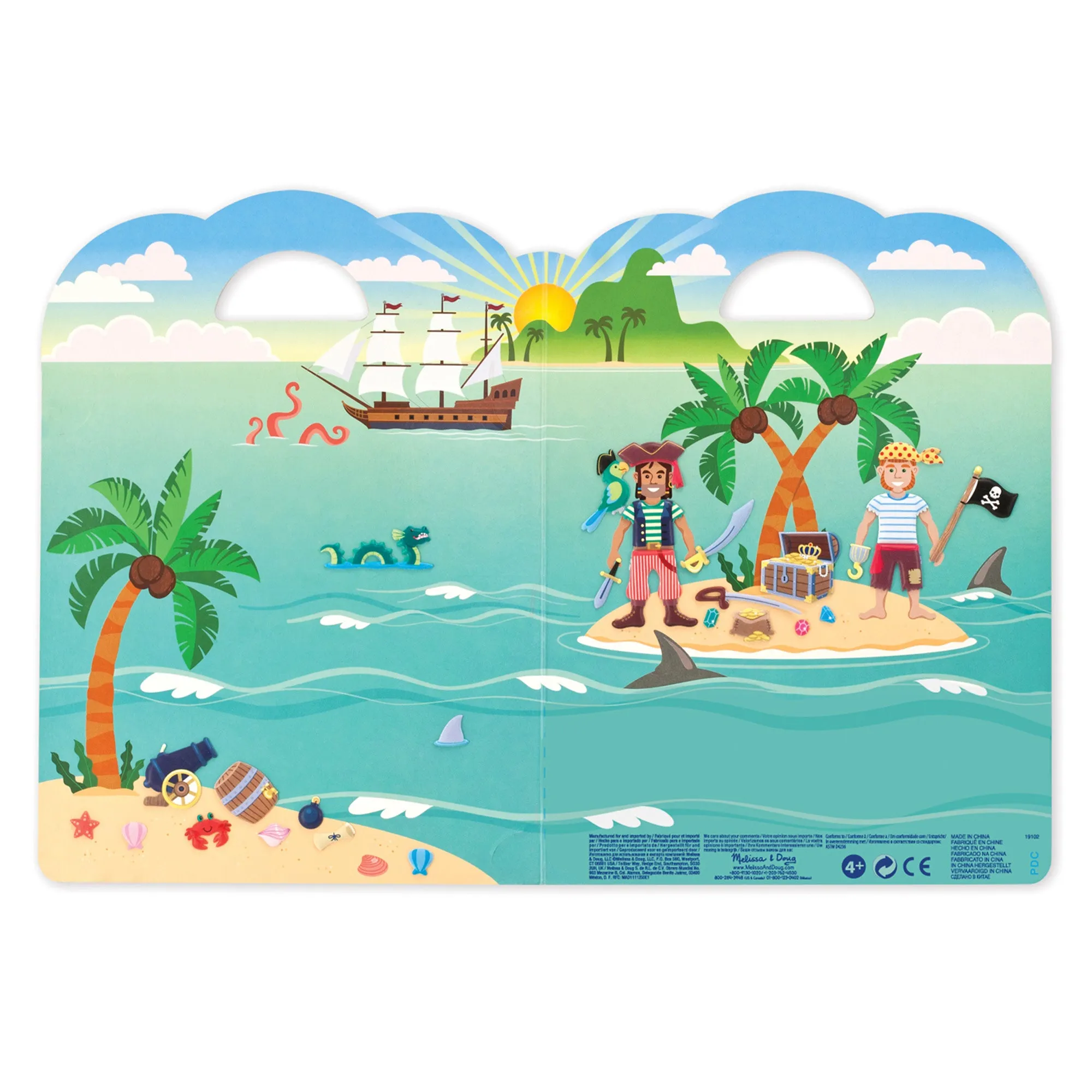 Puffy Sticker Play Set - Pirate