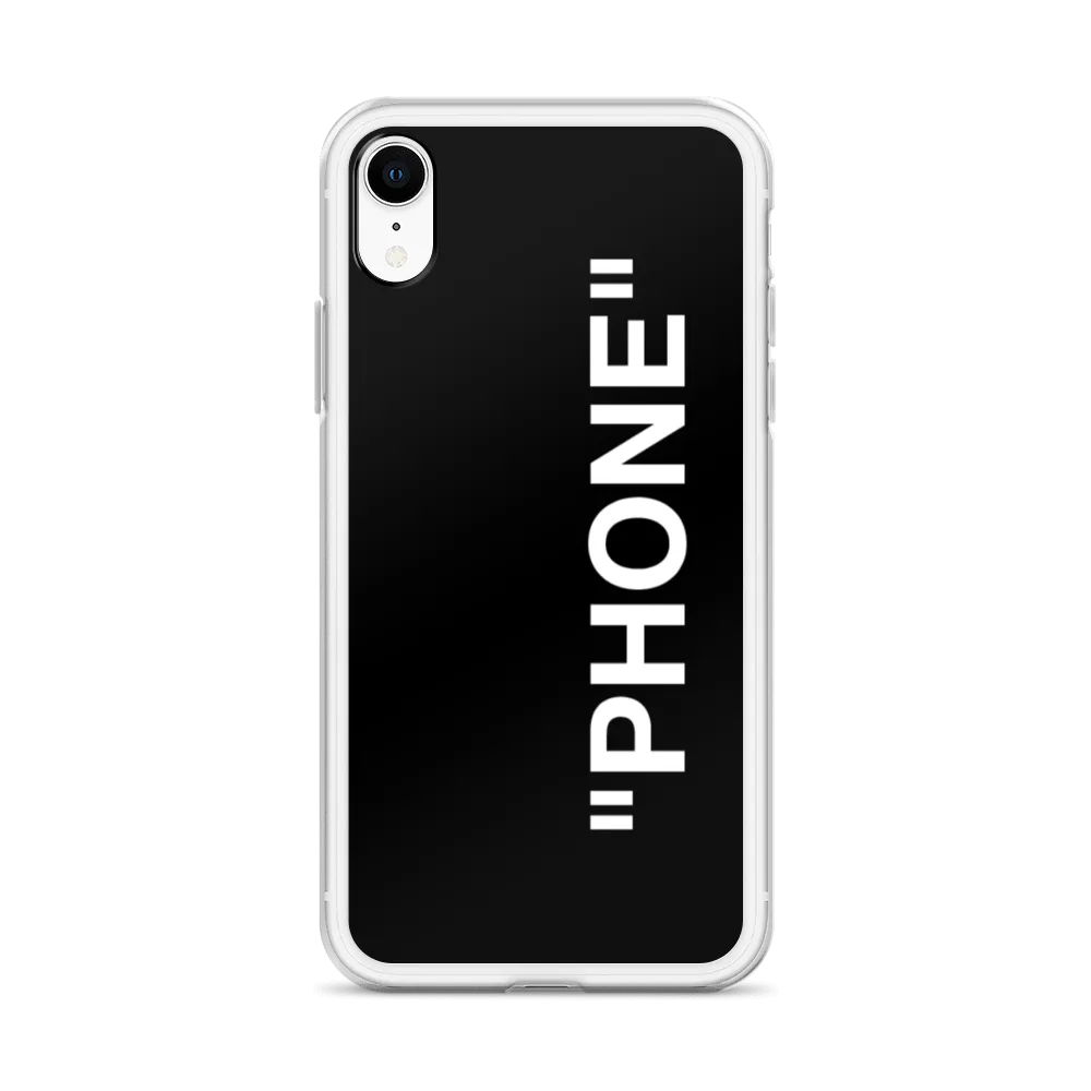 "PRODUCT" Series "PHONE" iPhone Case Black